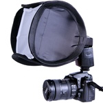 9" Portable Quick Setup Speedlite Softbox with Velcro Strap for Nikon Canon Flash Light, 9IN SPEEDLITE